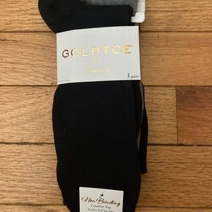NWT Gold Toe Women’s 3-pair socks